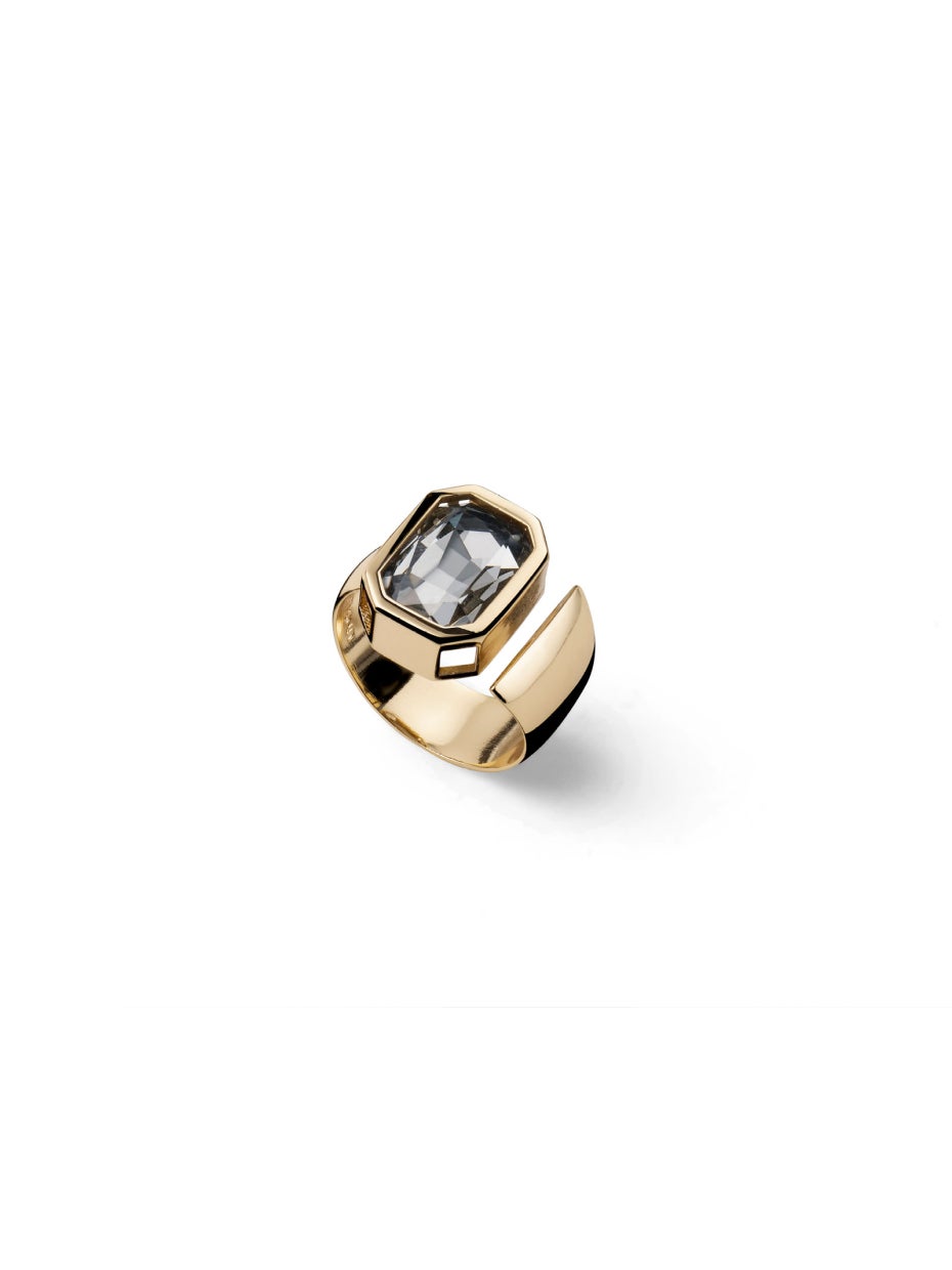 UNOAERRE | Anello Joya cristallo grigio
