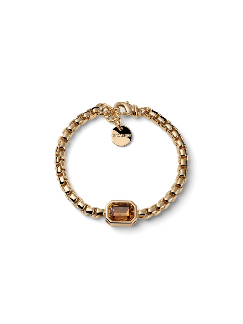 UNOAERRE |Bracciale Joya cristallo giallo