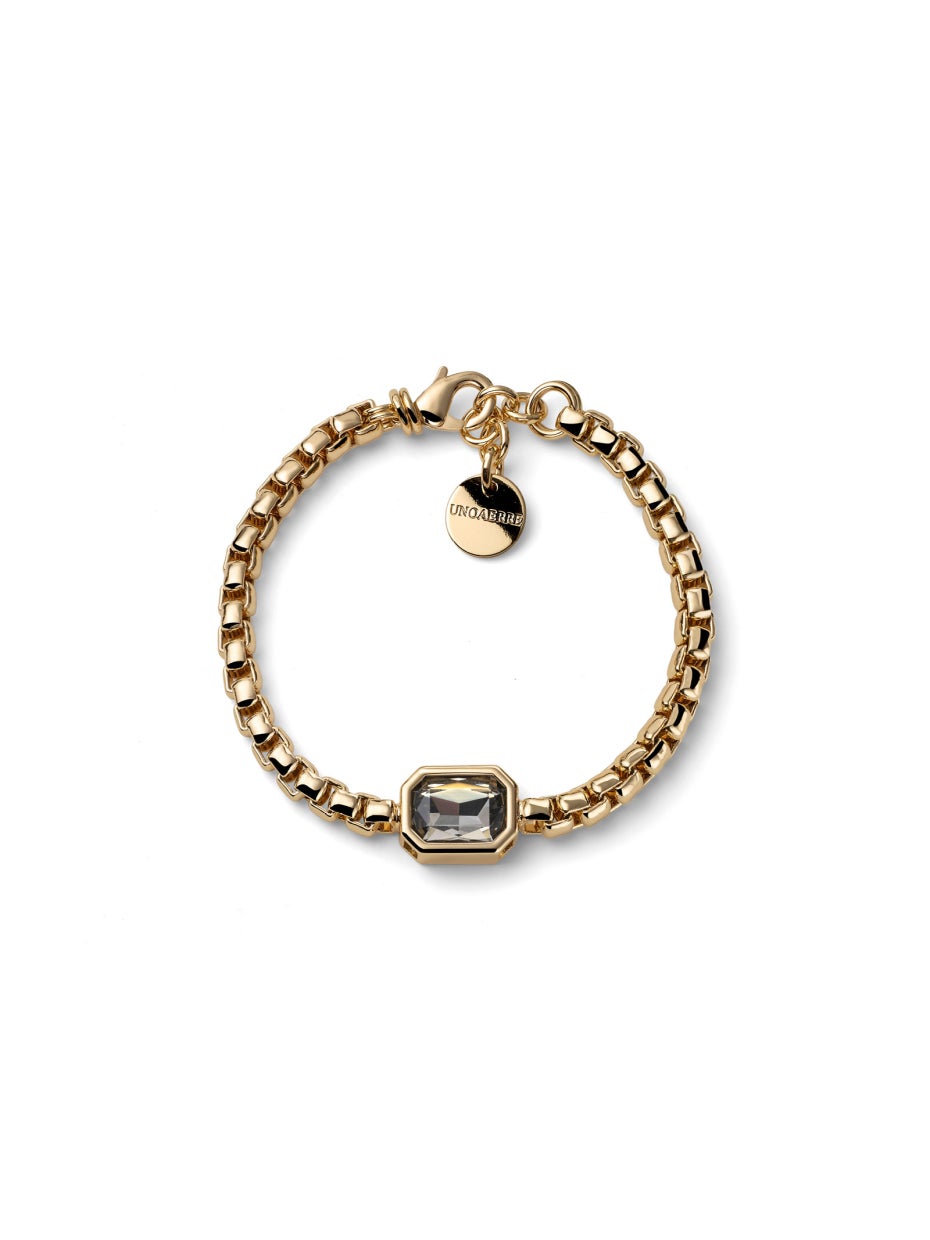 UNOAERRE |Bracciale Joya cristallo grigio