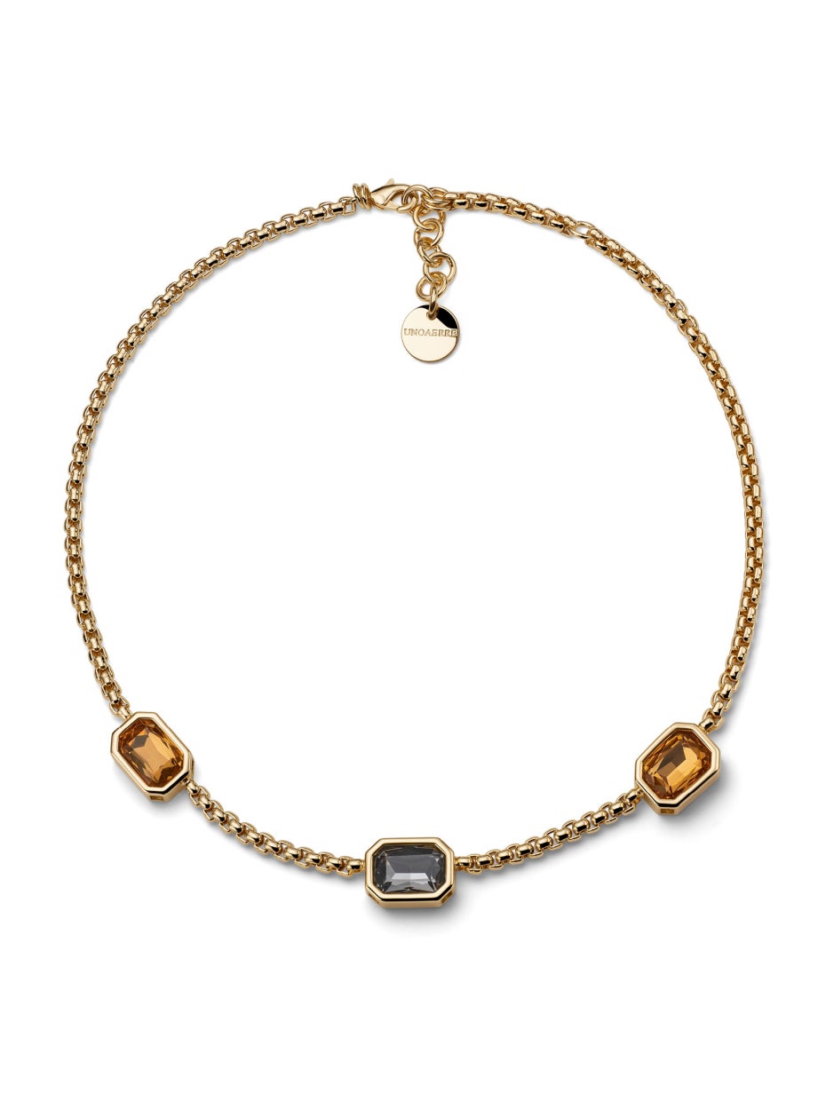 UNOAERRE |Collana Joya tre cristalli