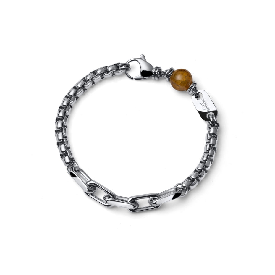 UNOAERRE | Bracciale uomo Aeternum con Agata