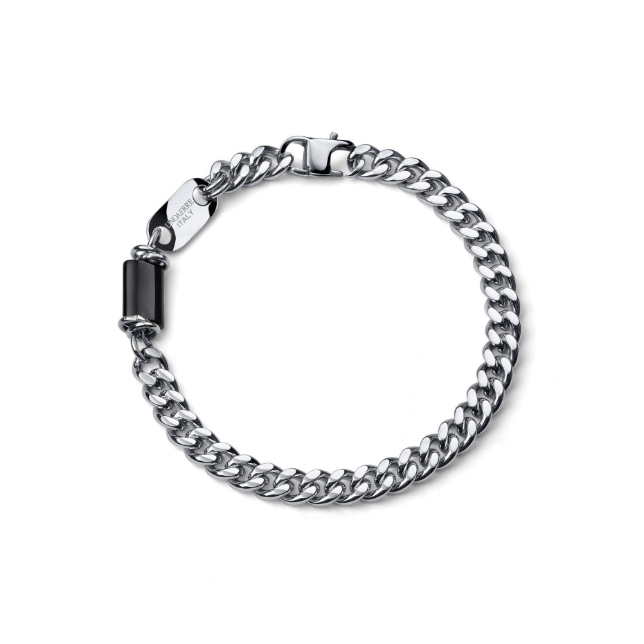 UNOAERRE | Bracciale uomo Aeternum Grumetta con Ossidiana