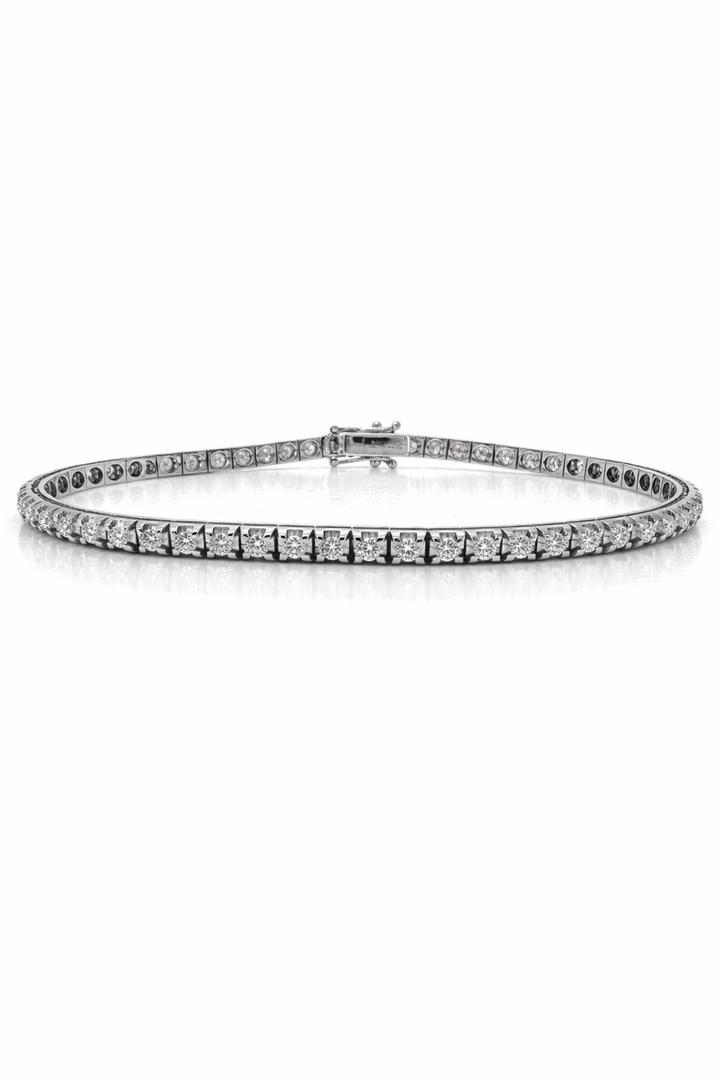 Gianni Carità | Tennis in oro bianco e diamanti