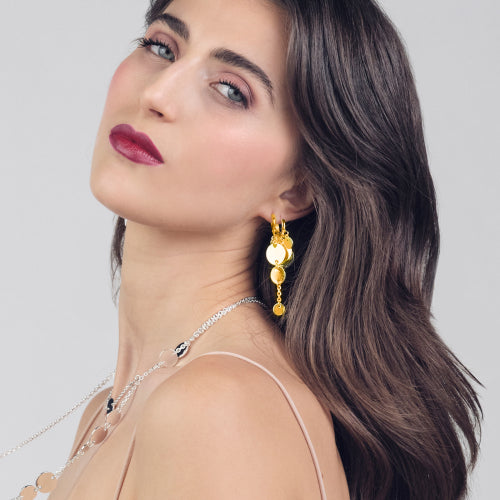 UNOAERRE |Orecchini lunghi Dinamica