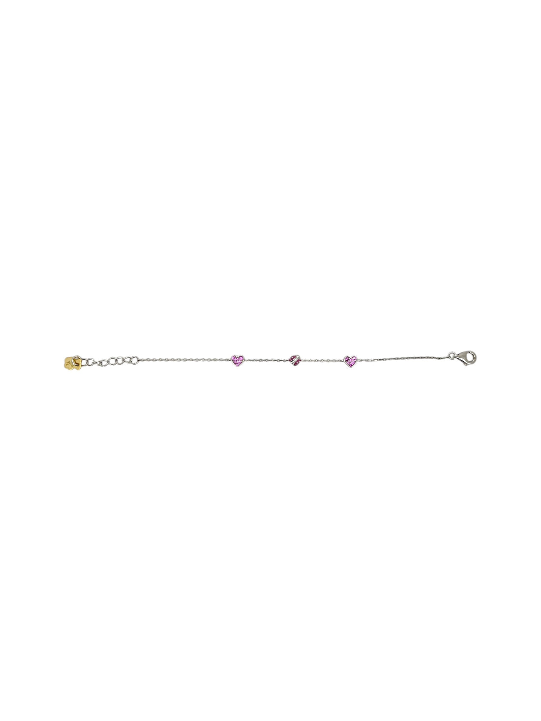 Nanan Bijou | Bracciale cuore e coccinella in argento 925