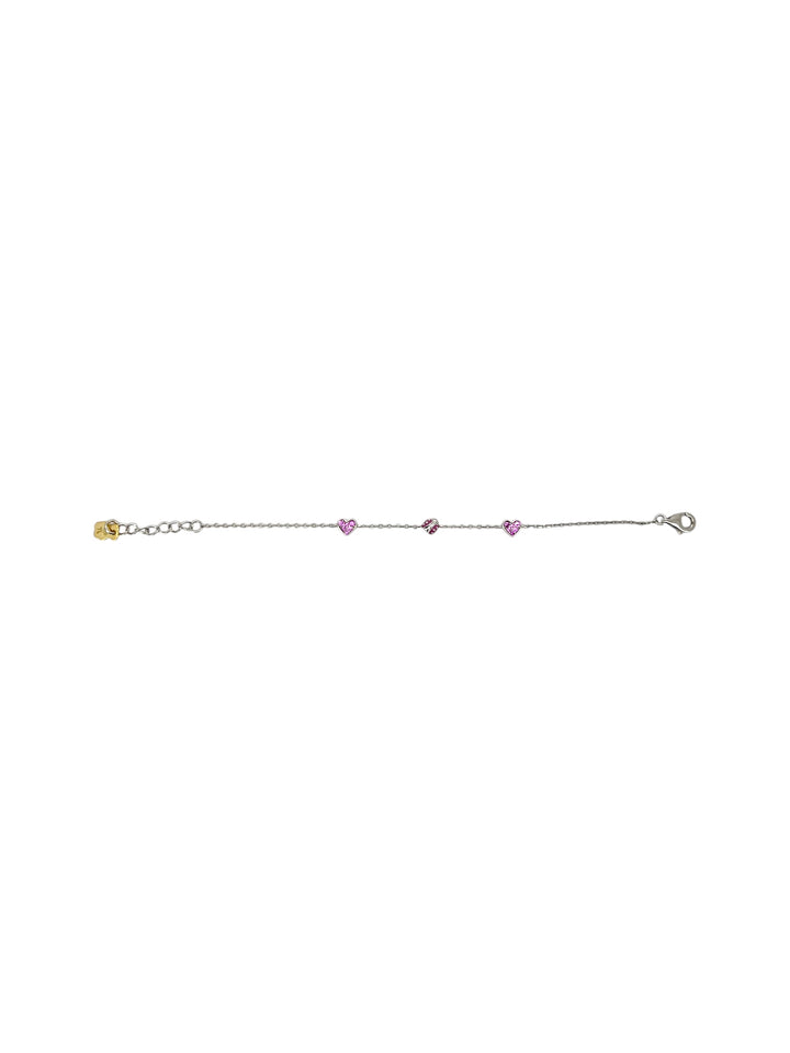 Nanan Bijou | Bracciale cuore e coccinella in argento 925