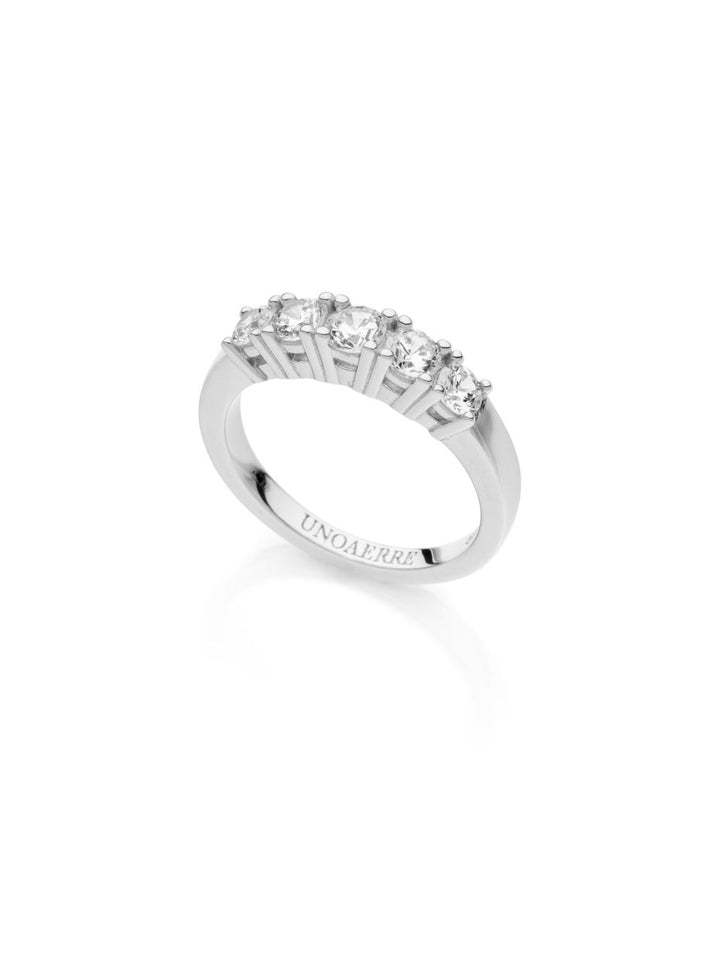 UNOAERRE | Anello in argento e zirconi
