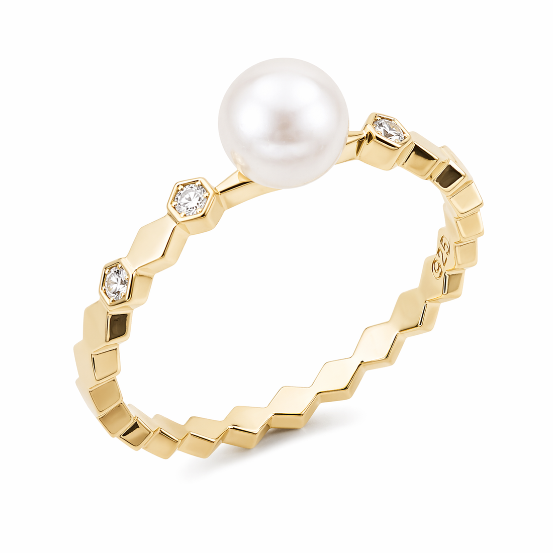 Ellegi Argento | Anello in argento dorato 925
