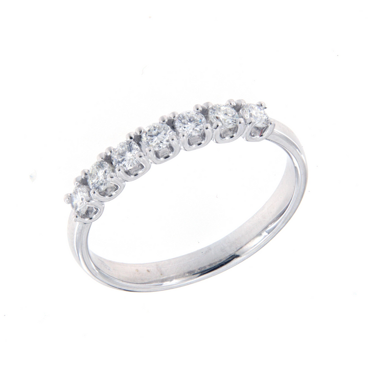 Gioielli del Sole | Anello veretta a 7 con diamanti