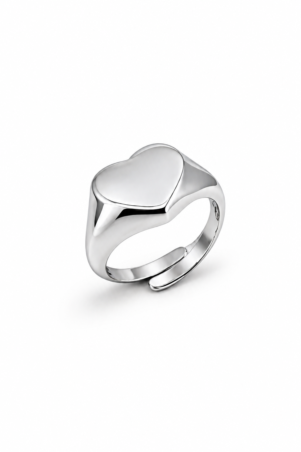 Ellegi Argento | Anello chevalier cuore