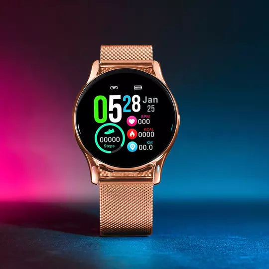 Lotus | SMARTWATCH CON CINTURINO IN ACCIAIO INOSSIDABILE 316L, BLUETOOTH, DONNA