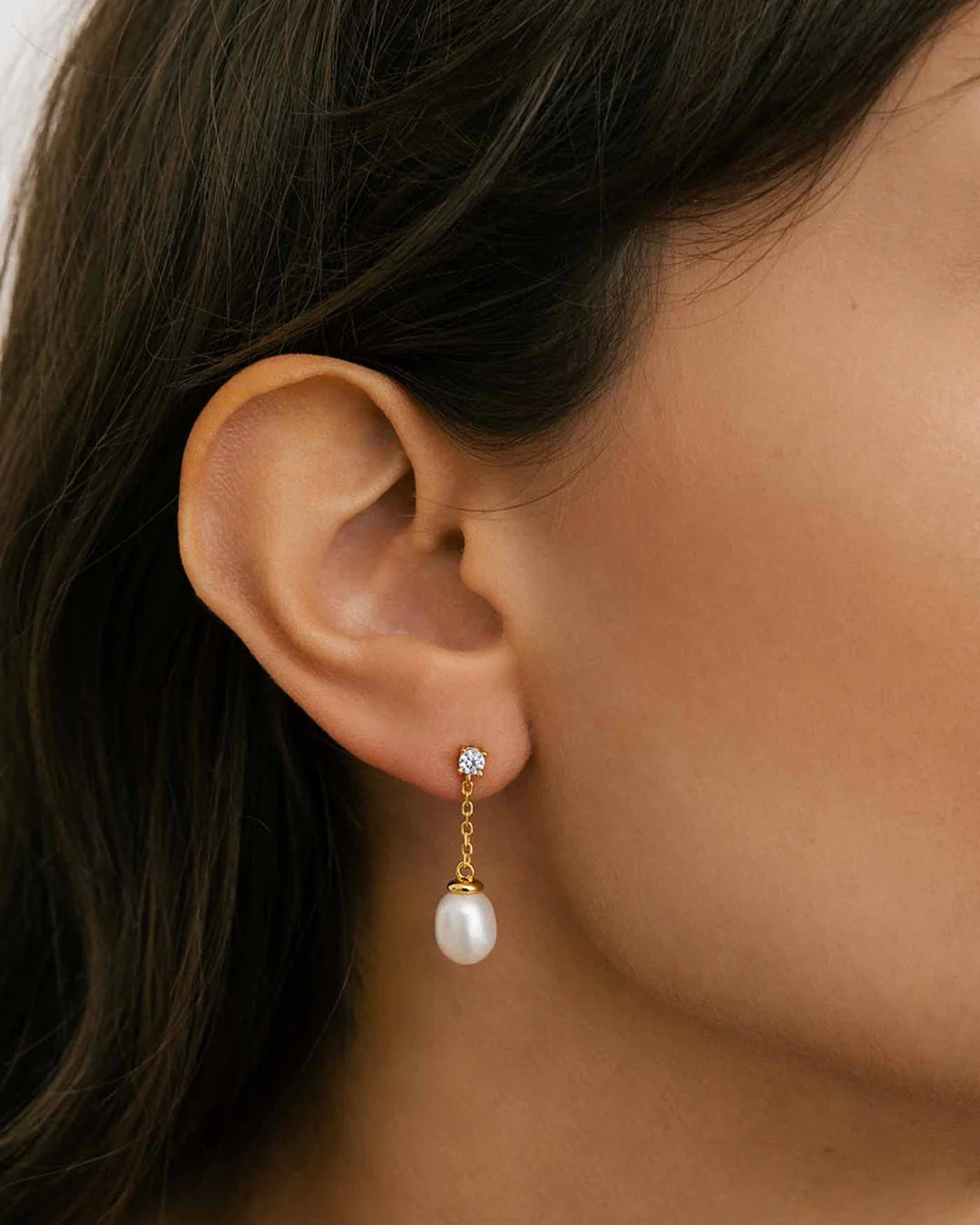 Amabile Jewels | Orecchino Luce Perla