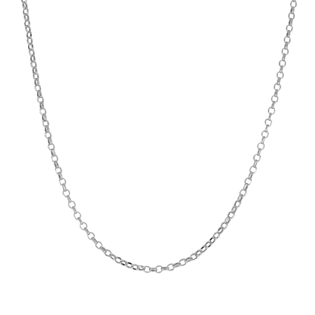iGold | Collana catena in oro 9 kt bianco