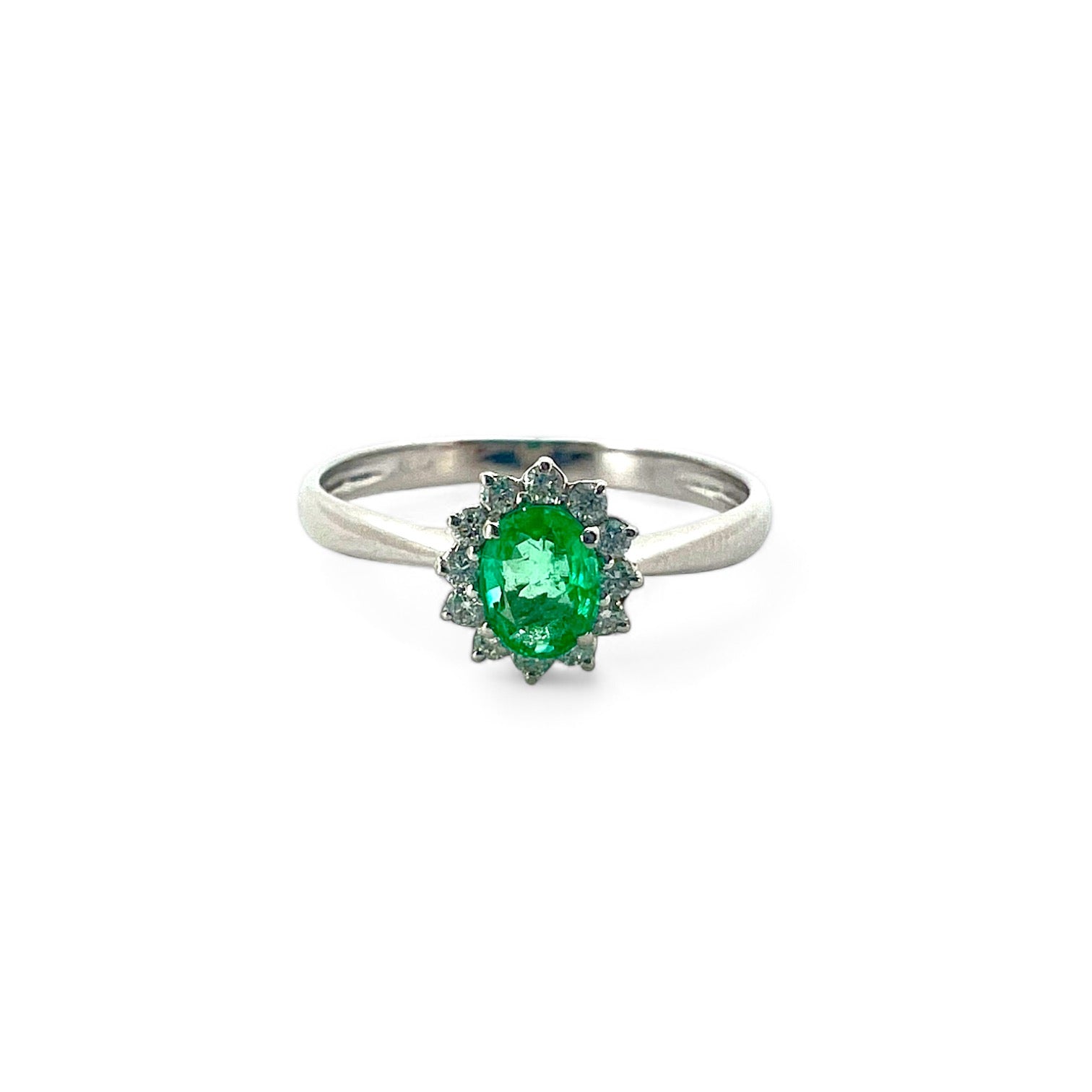 Ellegi Gioielli | Linea Flora anello con smeraldo