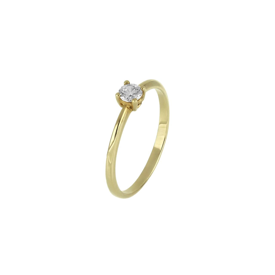 iGold | Anello solitario in oro 9 kt