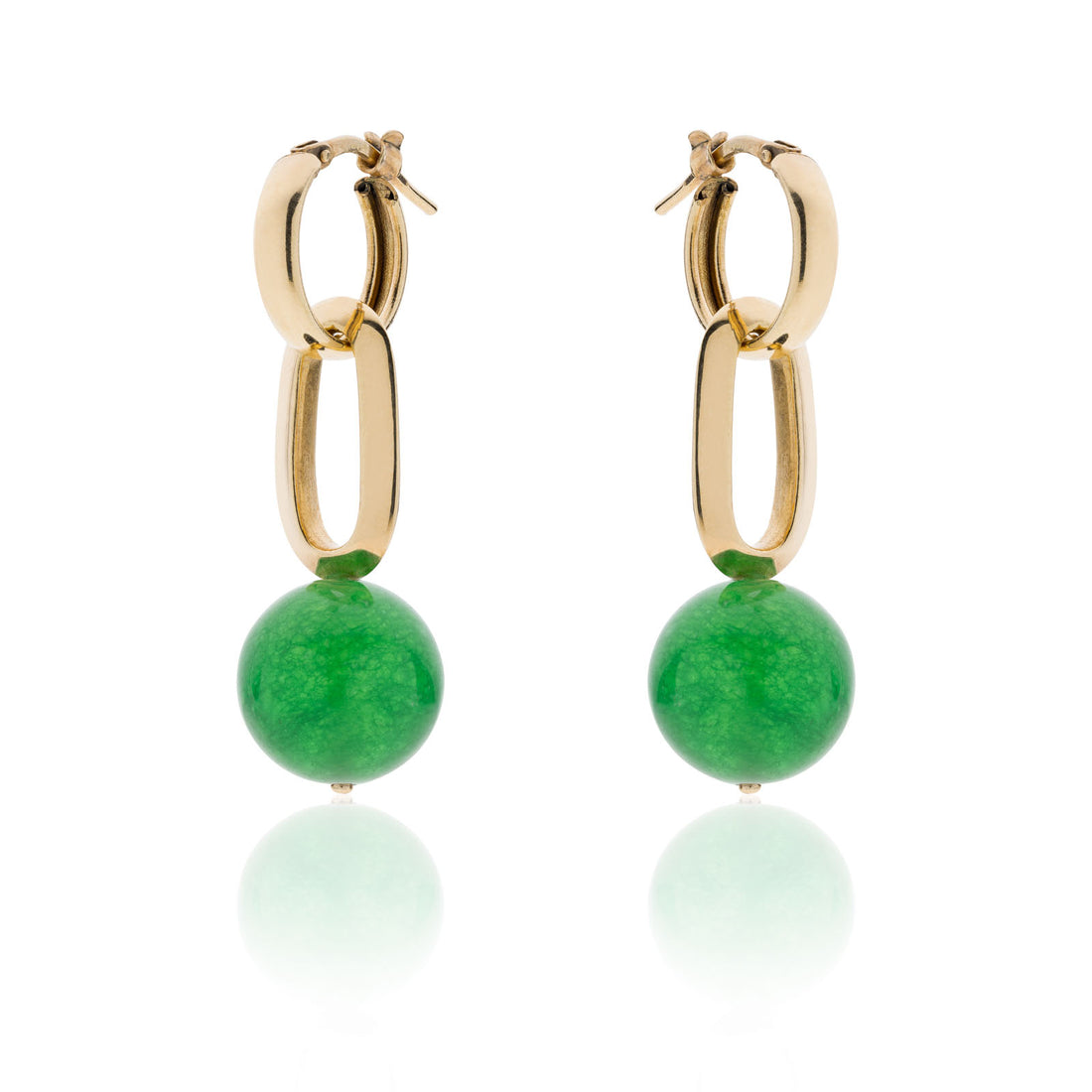 UNOAERRE | Orecchini con perla verde Cherry