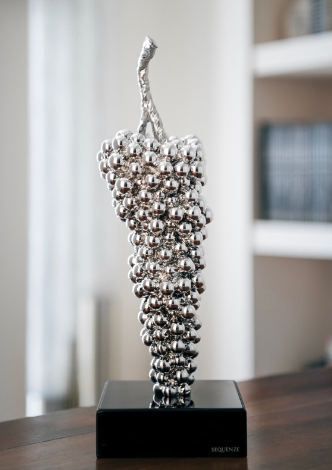 Sequenze | Scultura Uva argento
