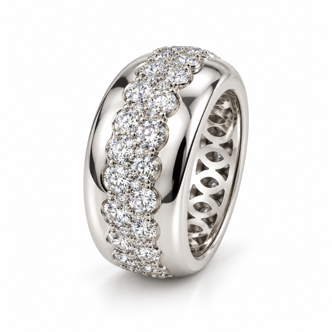 Leo Pizzo | Anello fascia in oro bianco