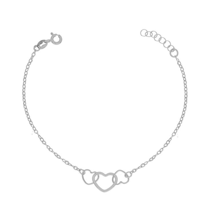 iGold | Bracciale in oro 9kt con 3 cuori