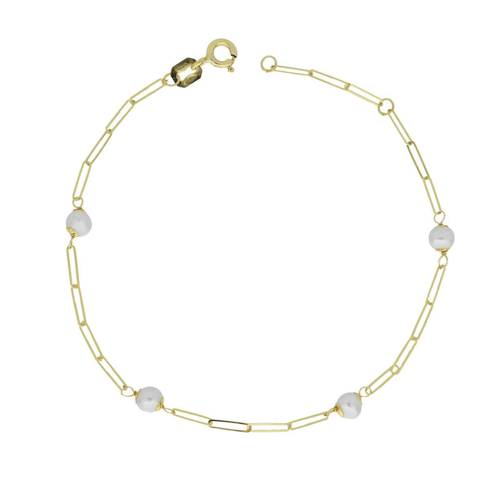 iGold | Bracciale in oro 9kt con perle