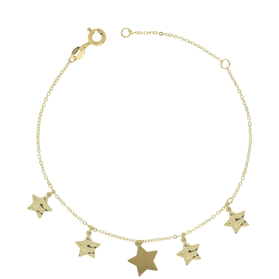 iGold | Bracciale in oro 9kt con stelle