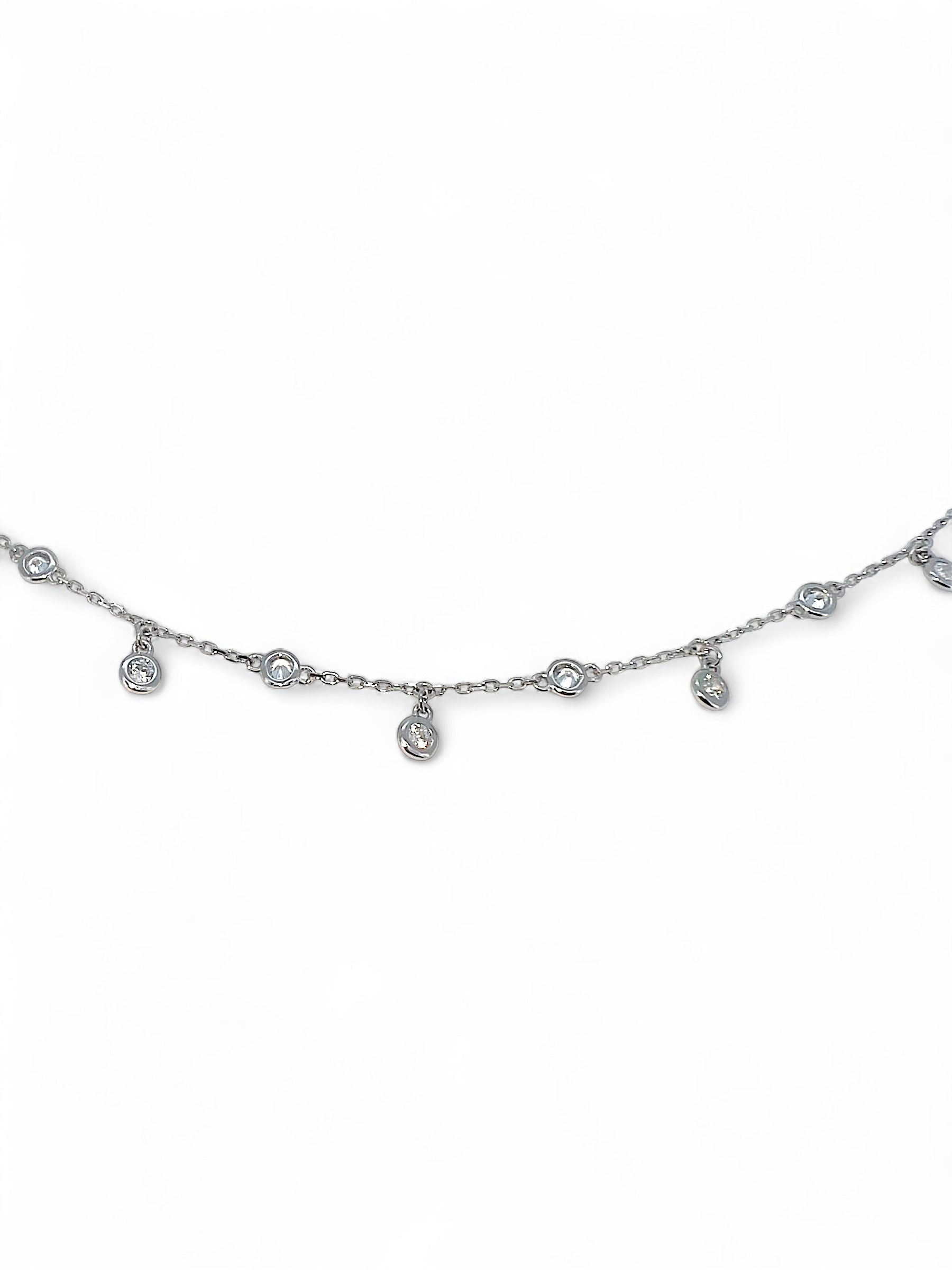 Ellegi Argento | Collana in argento con zirconi