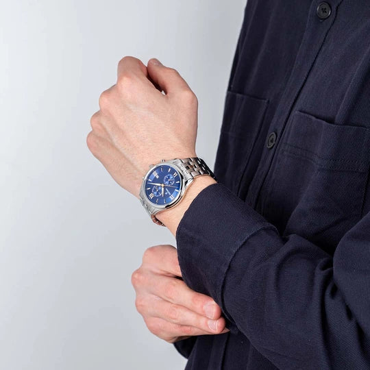 Festina | OROLOGIO FESTINA TIMELESS CHRONOGRAPH F6854/6 BLU CINTURINO IN ACCIAIO, UOMO