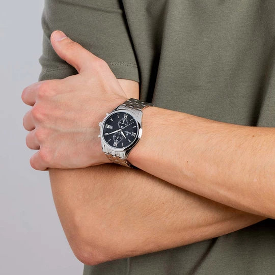 Festina | OROLOGIO FESTINA TIMELESS CHRONOGRAPH F6854/8 NERO CON CINTURINO IN ACCIAIO, UOMO
