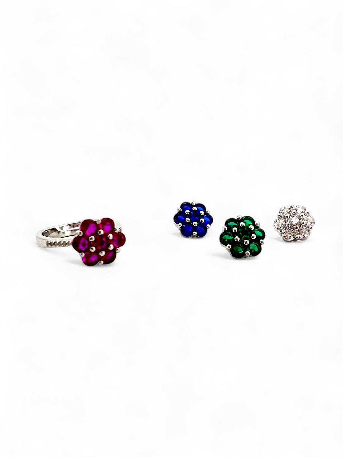 Ellegi Argento | Anello intercambiabile fiore colour