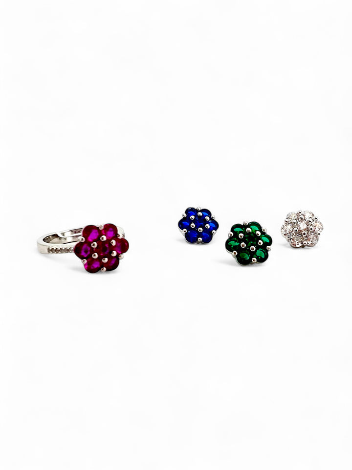 Ellegi Argento | Anello intercambiabile fiore colour
