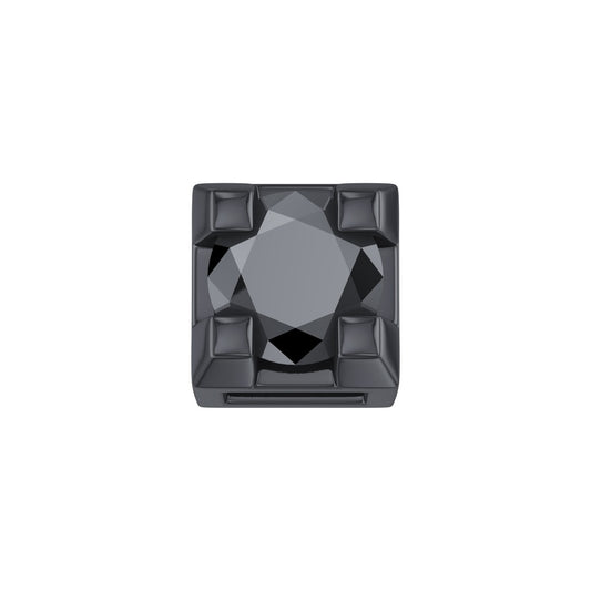Elements | Griffe 0,02 ct in oro brunito e diamante nero