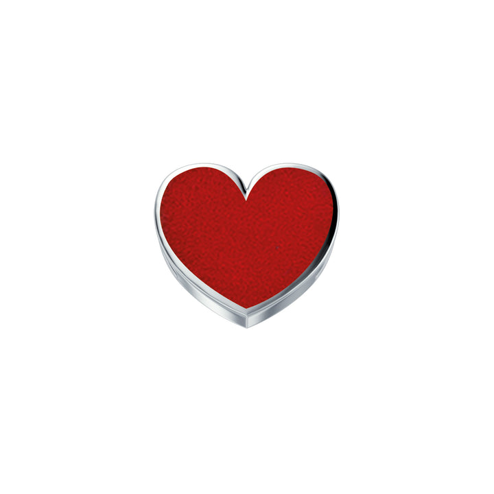Elements | Cuore Reverso rosso in oro bianco