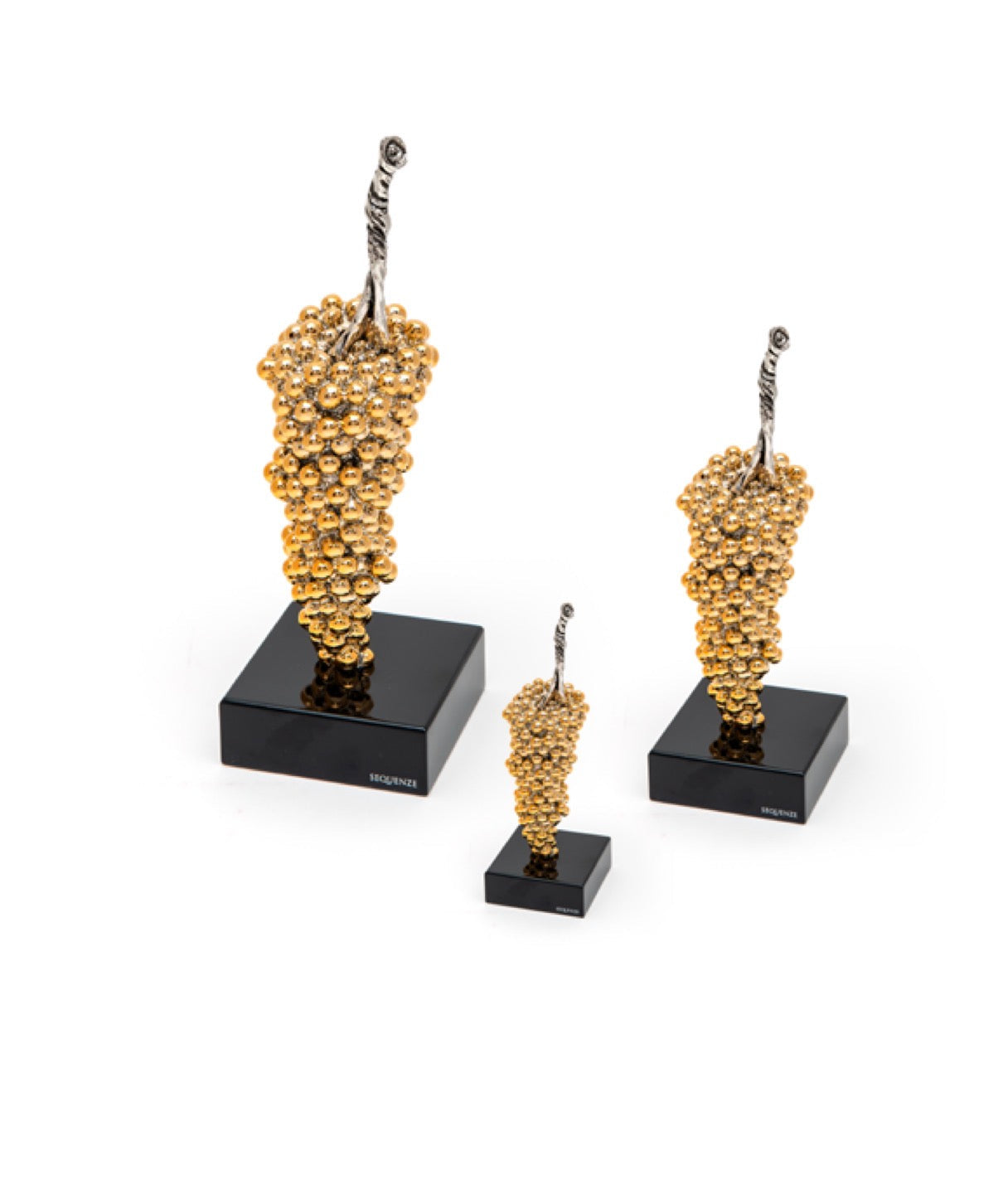 Sequenze | Scultura Uva oro
