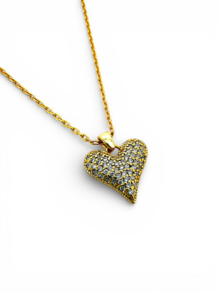 Ellegi Argento | Collana cuore dorata