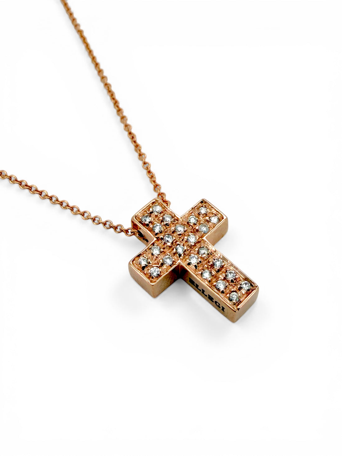 Ellegi Gioielli | Collana Croce in oro rosa