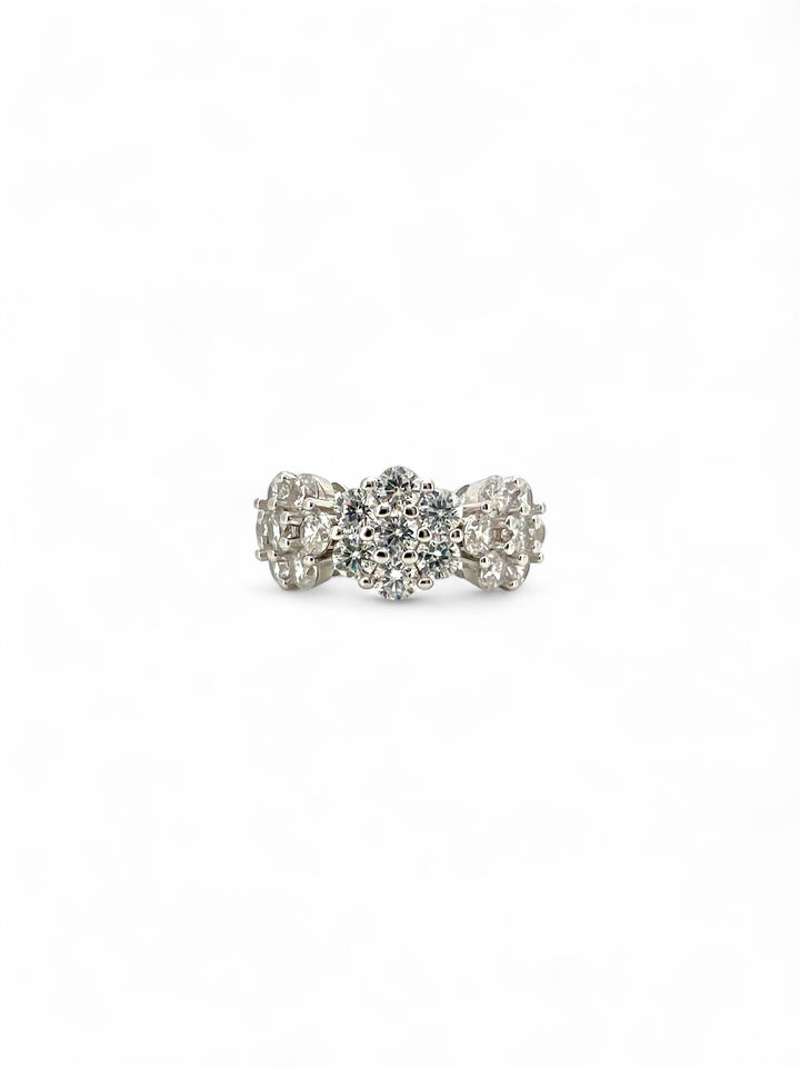 Ellegi Argento | Anello trilogy fiore big