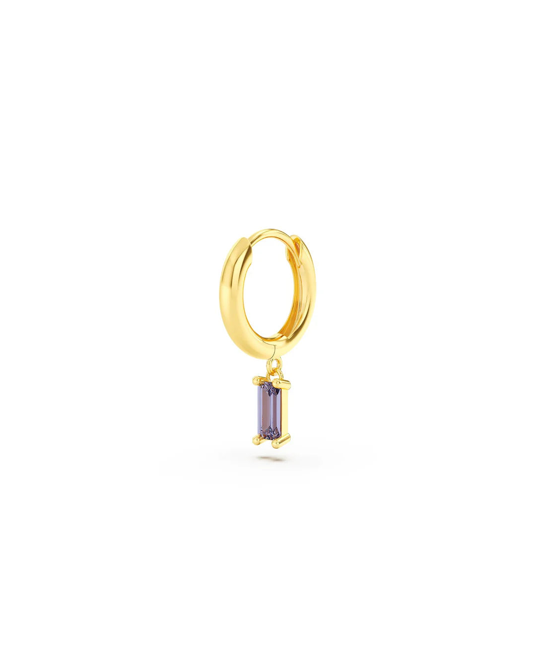 Amabile Jewels | Orecchino Hoop Baguette