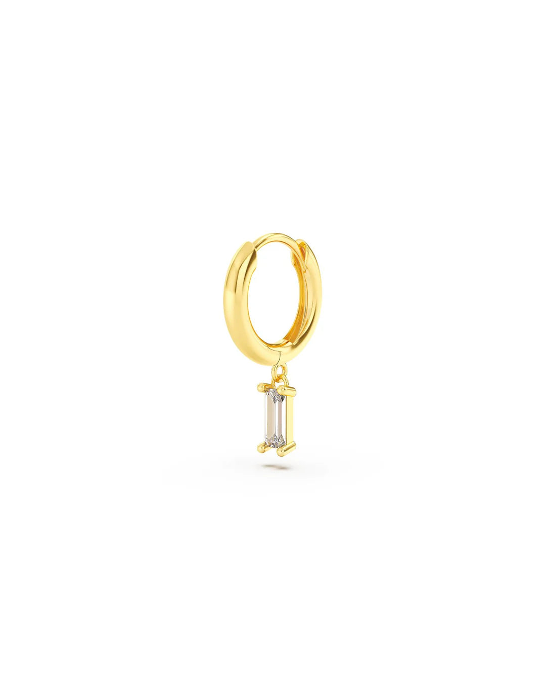 Amabile Jewels | Orecchino Hoop Baguette