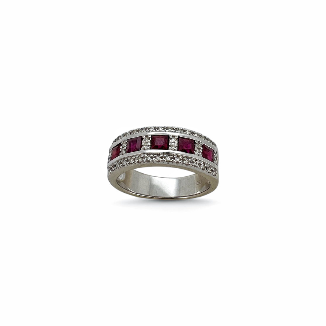 Ellegi Gioielli | Anello Aura con rubini