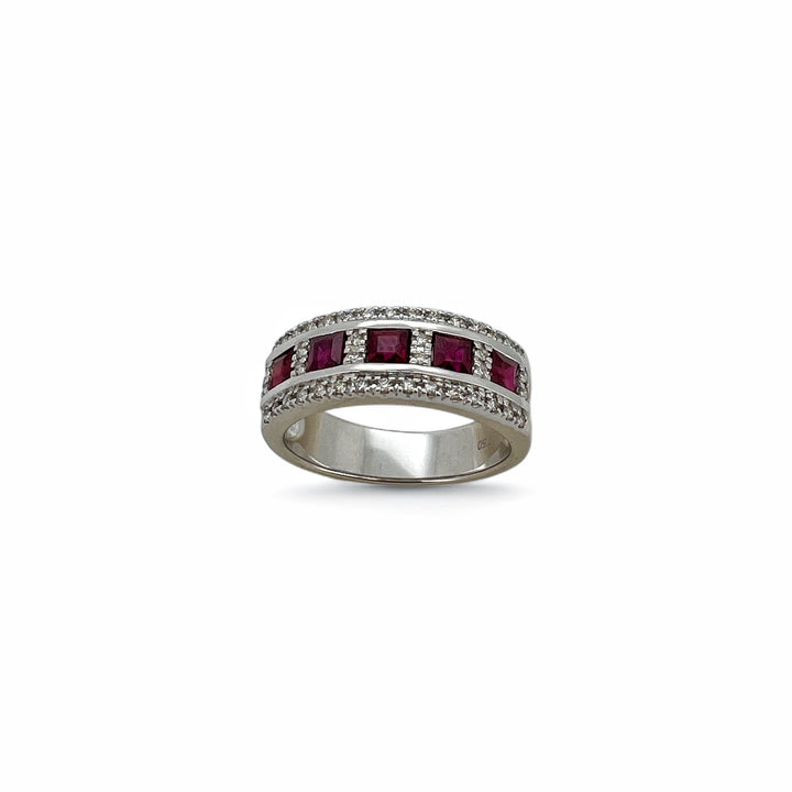 Ellegi Gioielli | Anello Aura con rubini