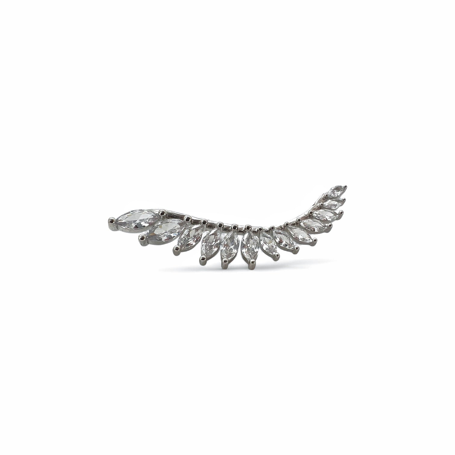 Ellegi Argento | Ear cuff foglia