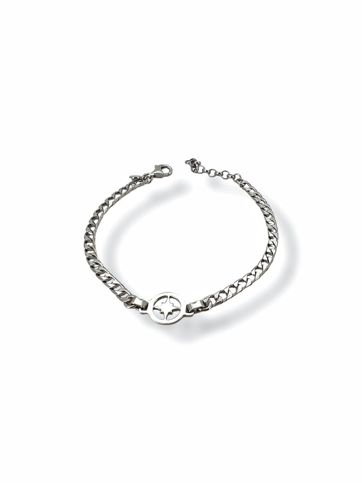 Ellegi Argento | Bracciale rosa dei venti