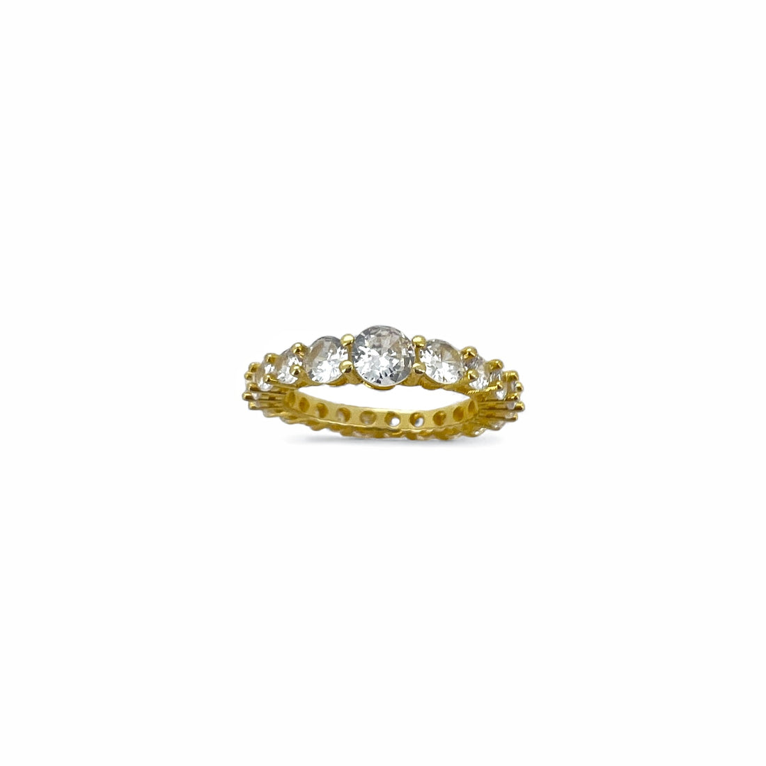 Ellegi Argento | Anello vera eterna dorata
