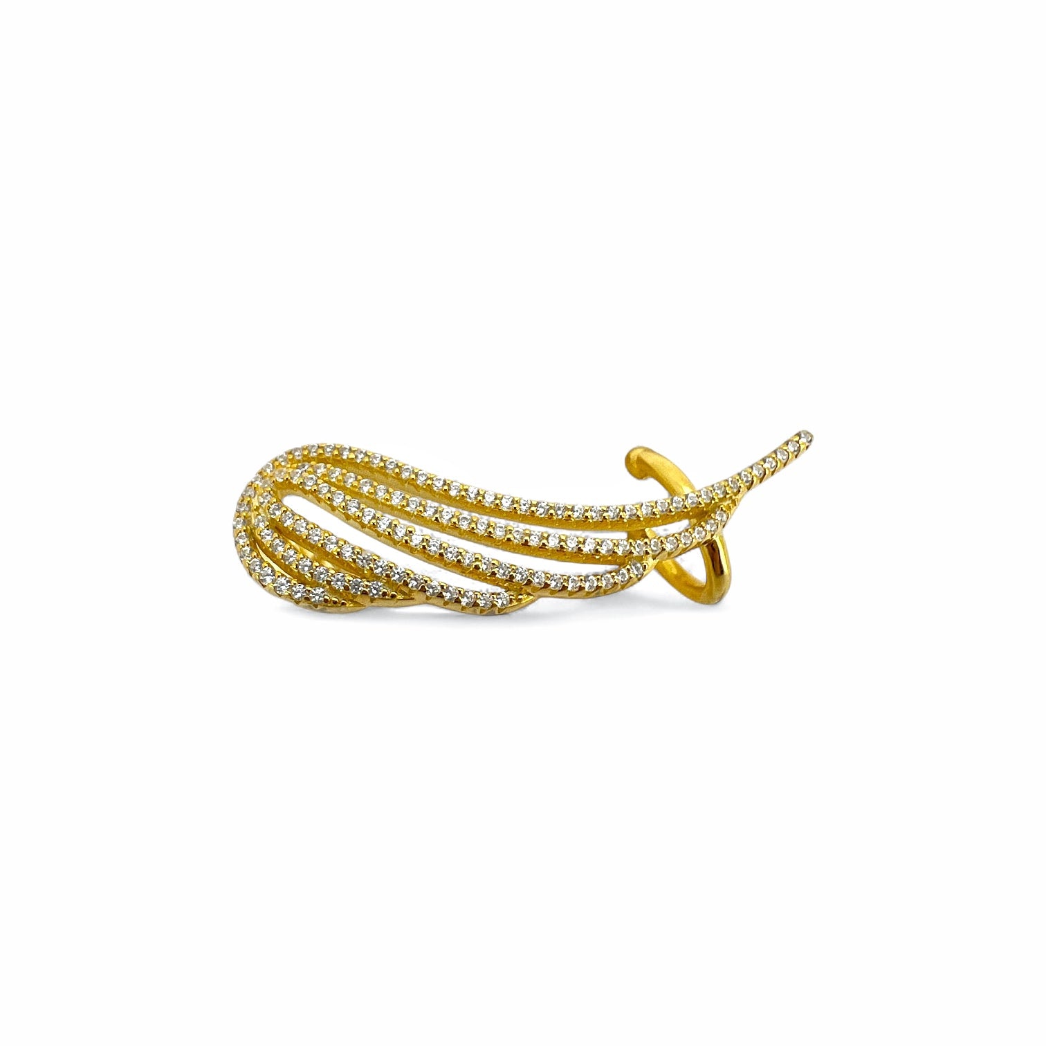 Ellegi Argento | Ear cuff dorato angelo