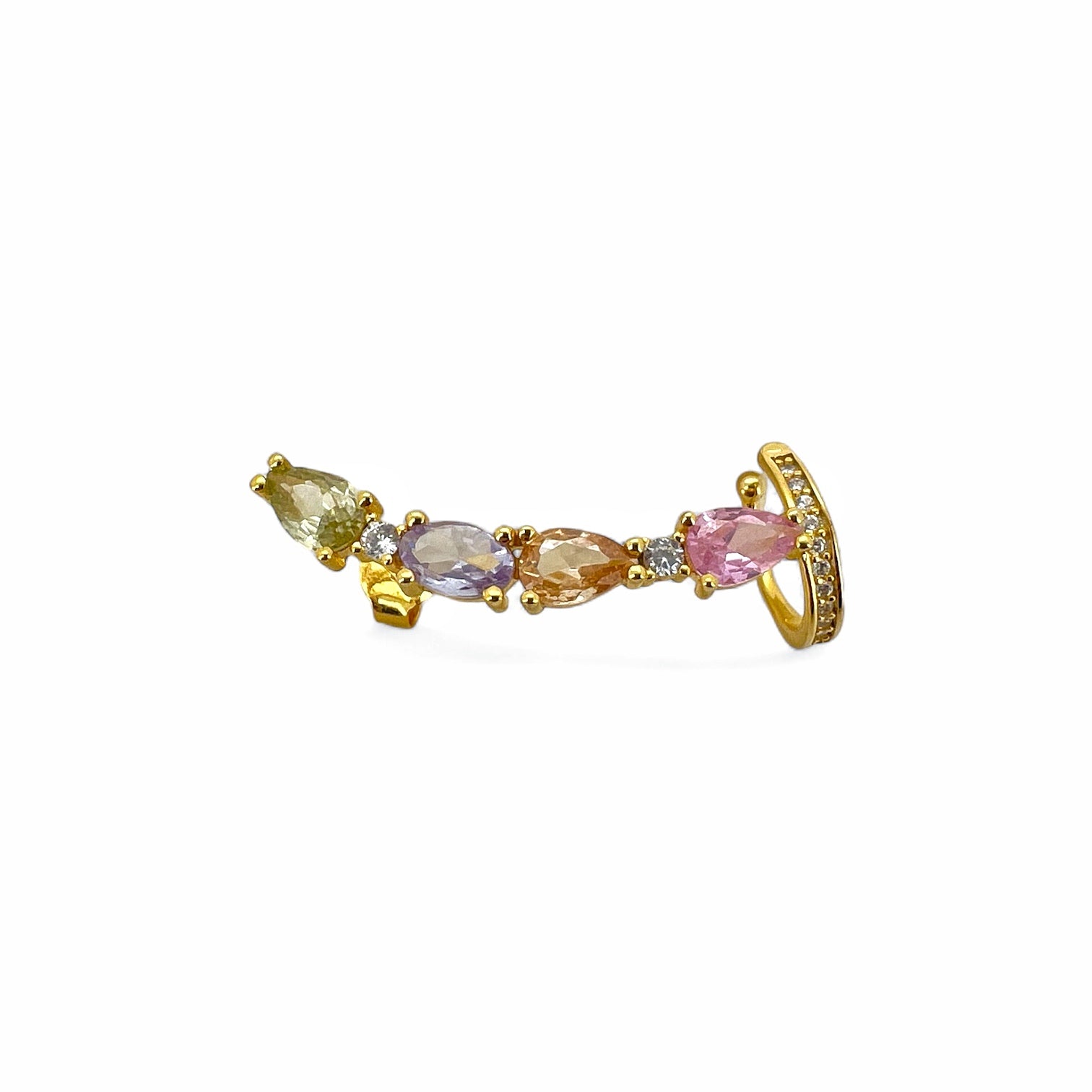 Ellegi Argento | Ear cuff dorato aurora