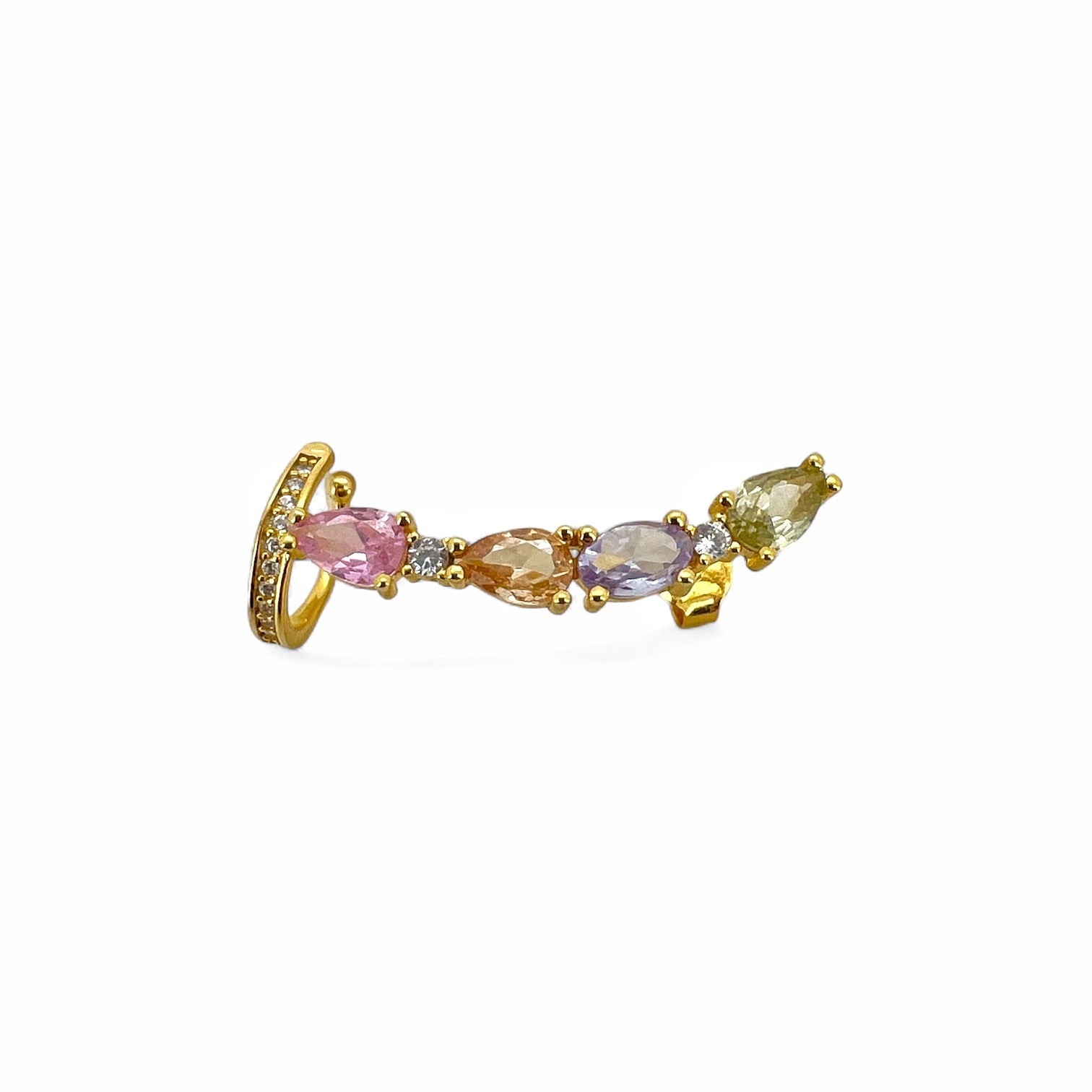 Ellegi Argento | Ear cuff dorato aurora
