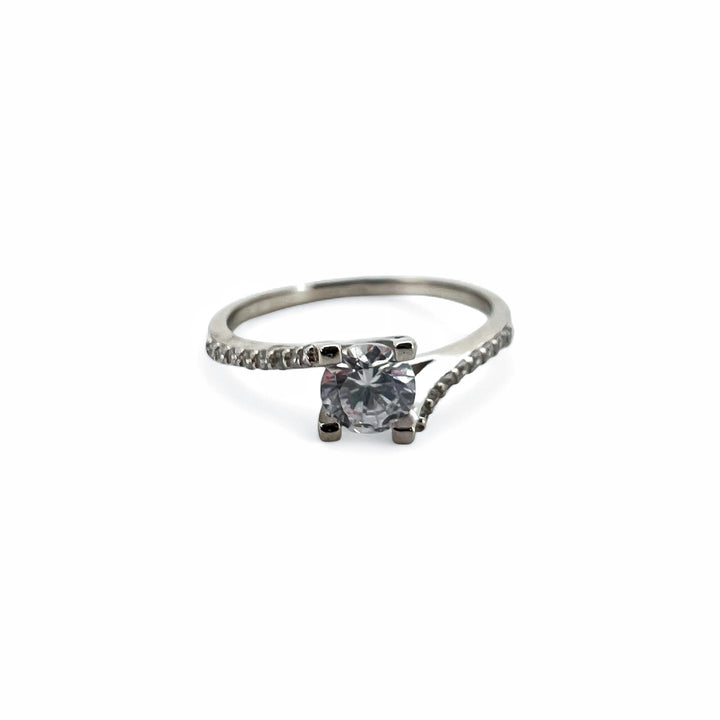 Ellegi Argento | Anello solitario Valentino