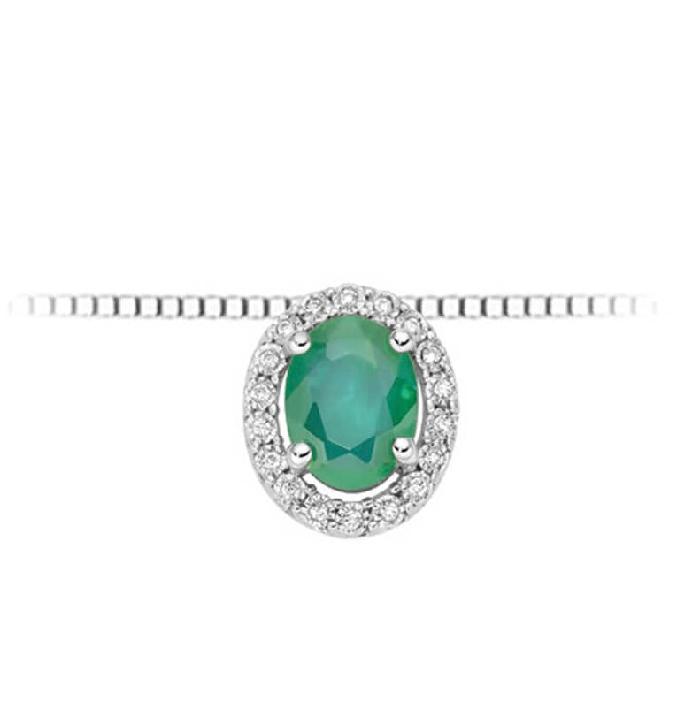 Luce di DonnaOro | Pendente con smeraldo