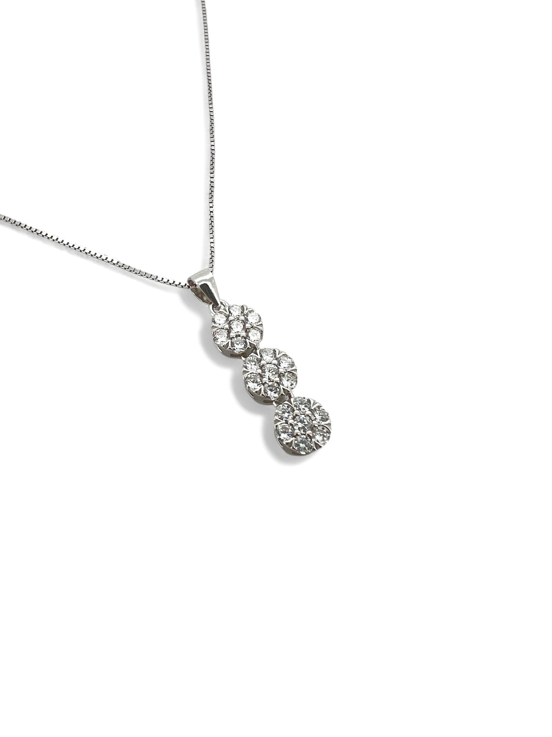Ellegi Argento | Collana trilogy pavè