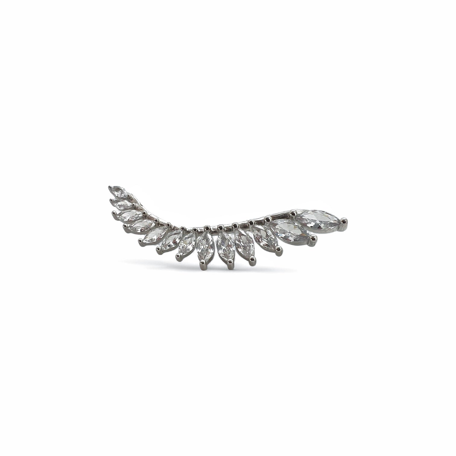 Ellegi Argento | Ear cuff foglia